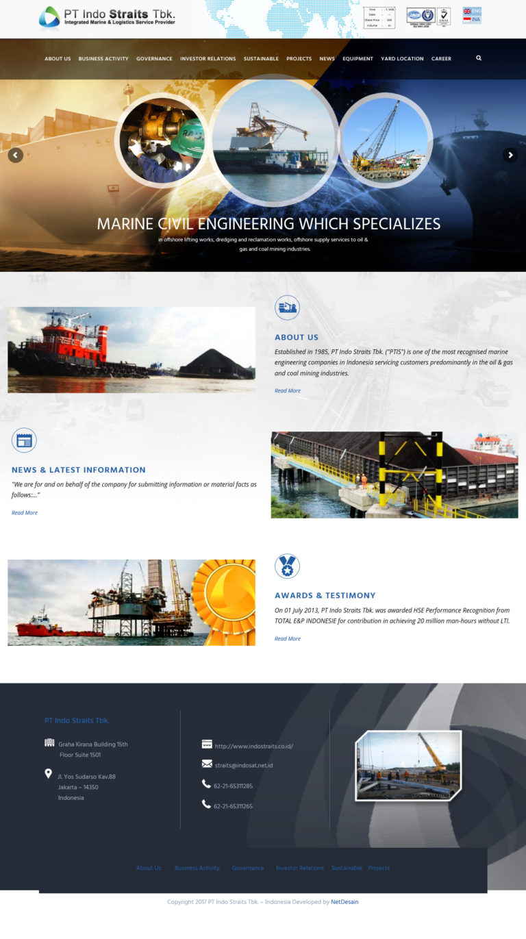 PT Indo Straits Tbk. | NetDesain