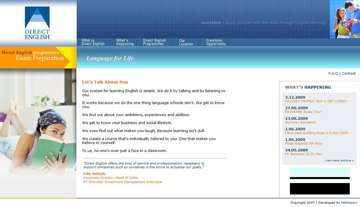 Direct English Indonesia — 1