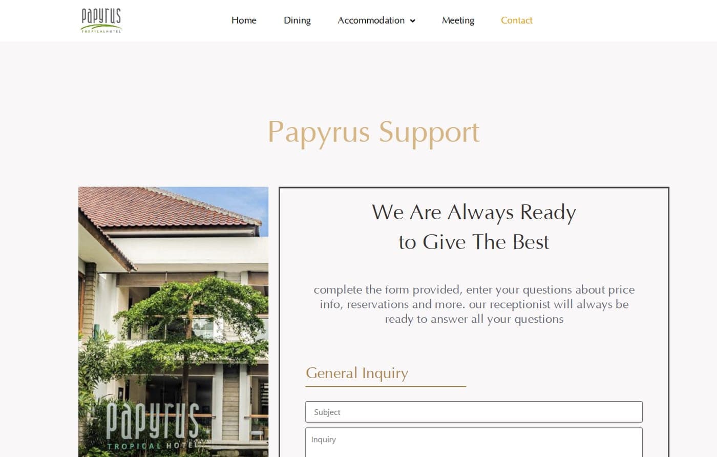 Papyrus Tropical Hotel — 5
