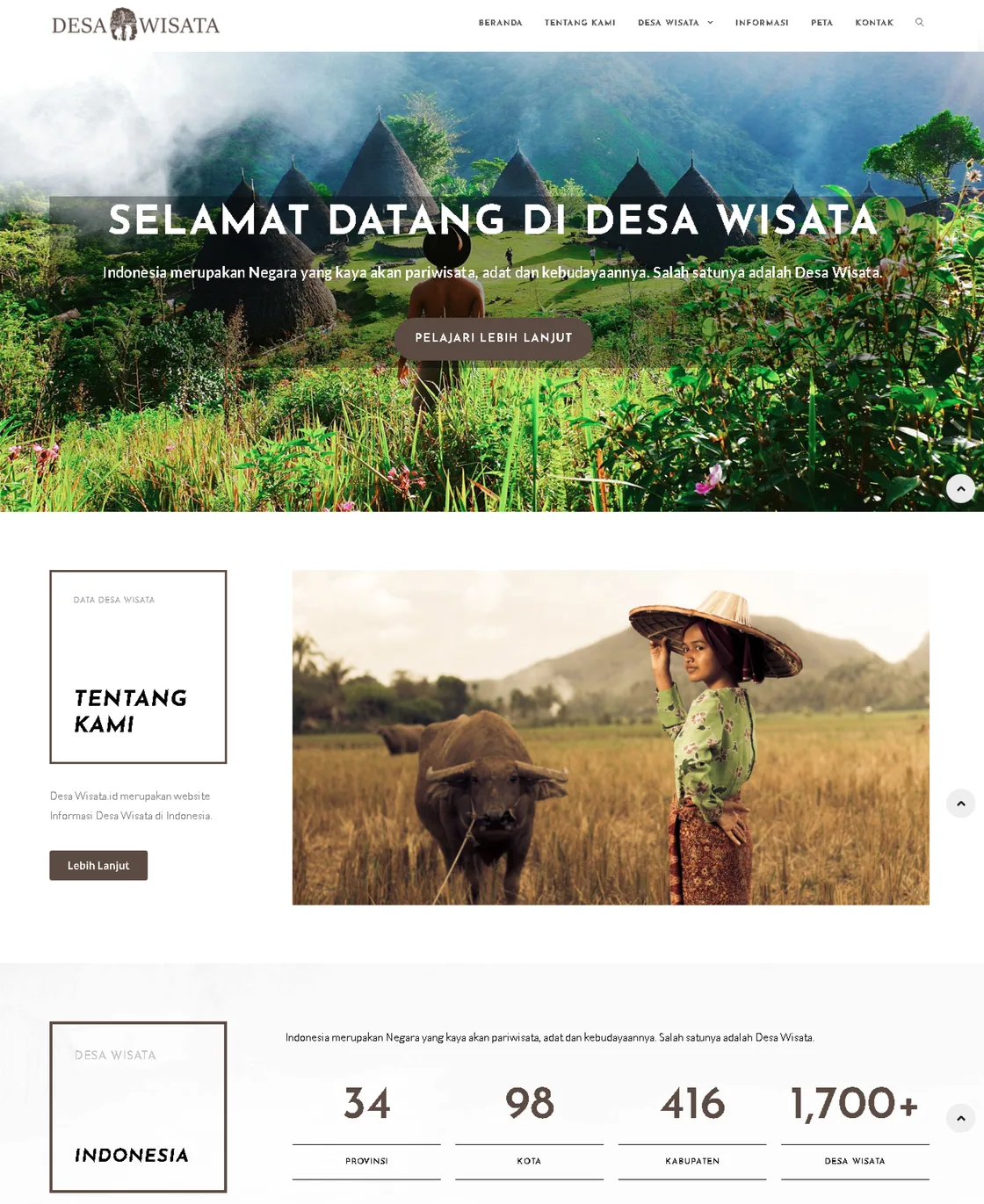 Contoh portofolio website NetDesain
